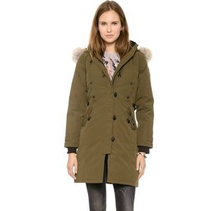 CANADA GOOSE Kensington Parka in Military Green XS